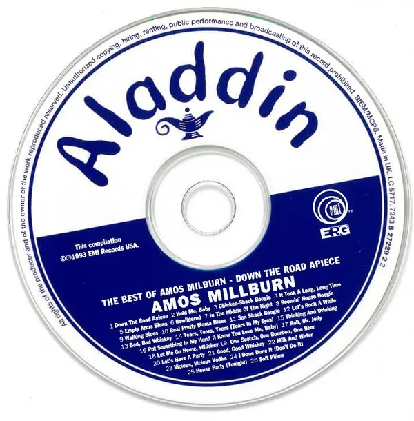 The Best Of Amos Milburn - Down The Road Apiece