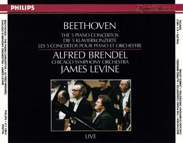 The 5 Piano Concertos = Die 5 Klavierkonzerte = Les 5 Concertos Pour Piano Et Orchestre (Live)