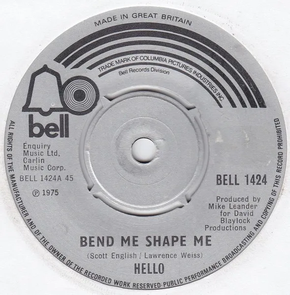 Bend Me Shape Me