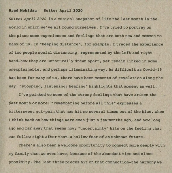 SUITE: APRIL 2020