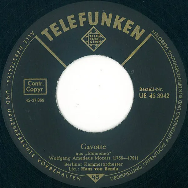 Gavotte / Reigen Seliger Geister
