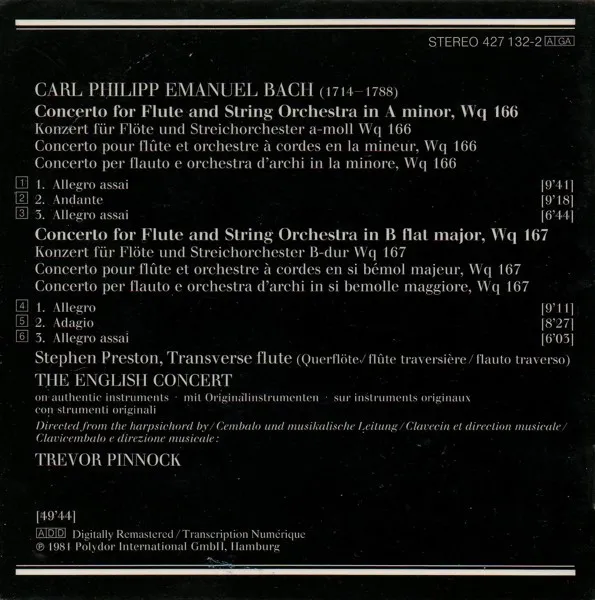 2 Flötenkonzerte = 2 Flute Concertos