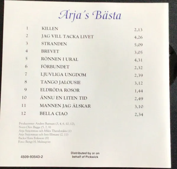 Arja's Bästa