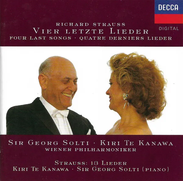 Four Last Songs / Thirteen Songs With Piano Accompaniment