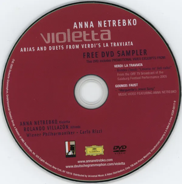 Violetta - Arias And Duets From Verdi's La Traviata