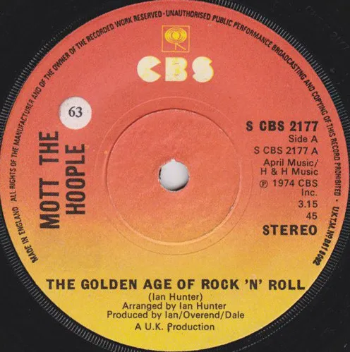 The Golden Age Of Rock 'N' Roll