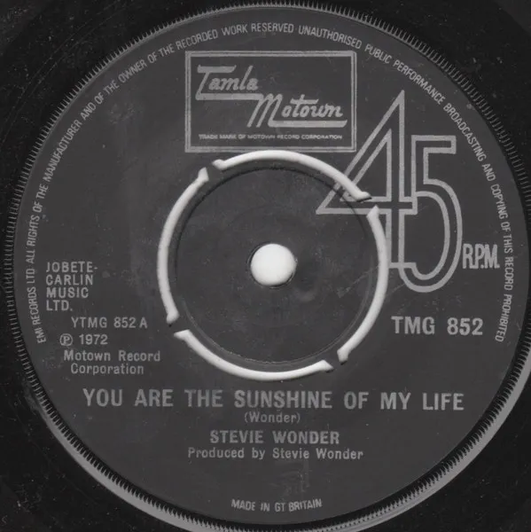 サンシャイン = You Are The Sunshine Of My Life