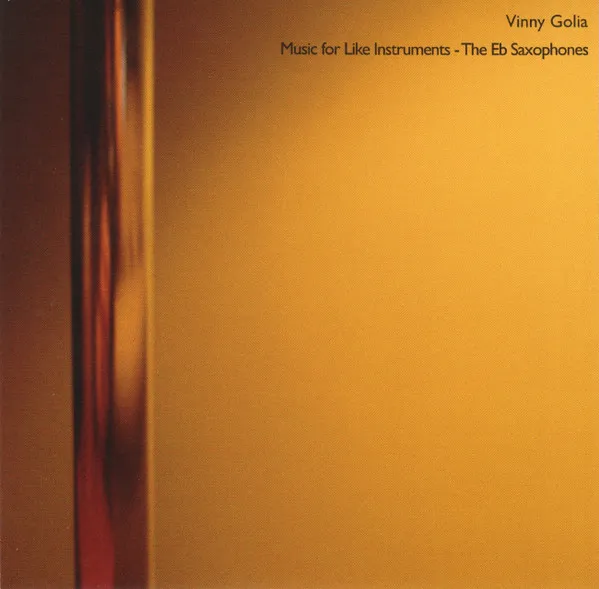 Music For Like Instruments - The Eb Saxophones