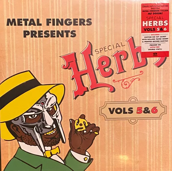 Metal Fingers Presents: Special Herbs Vol. 5 & 6 (Limited Indie Edition) (Apple Red Vinyl)