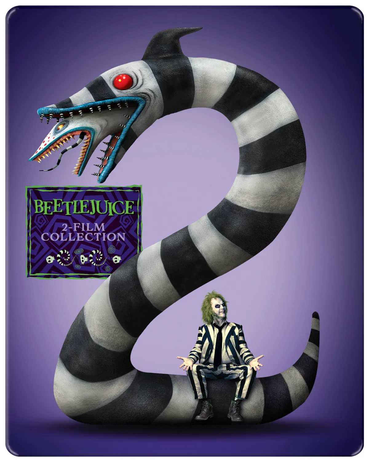 Beetlejuice 1.-2. kolekce 2BD (UHD) – steelbook