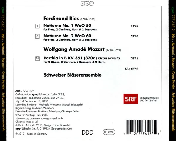 Bläsernotturni Nr.1 & 2 (WoO.50 & 60)