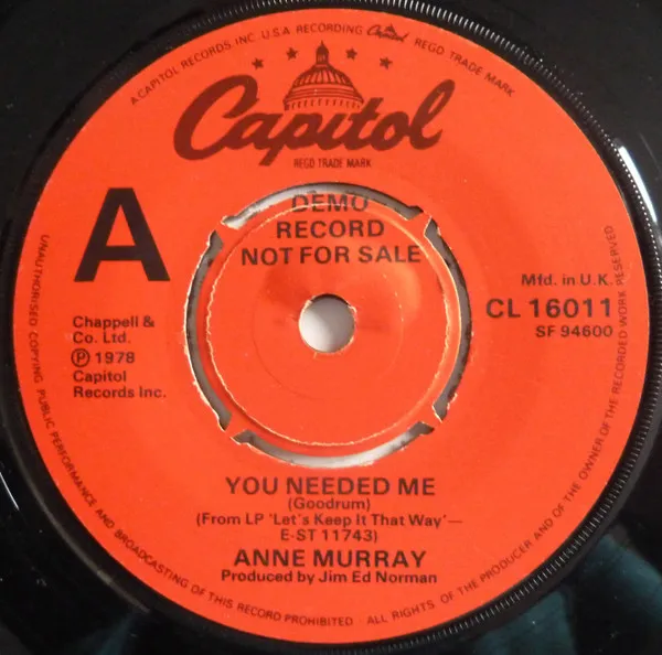 You Needed Me