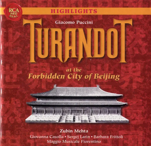 Turandot At The Forbidden City Of Beijing