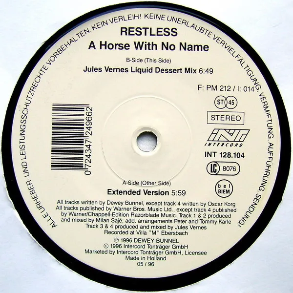 A Horse With No Name