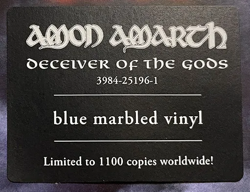 Deceiver of the Gods (Limited Deluxe Edition) (Blue Marbled Vinyl)