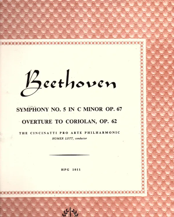 Symphony No 5 In C Minor Op.67