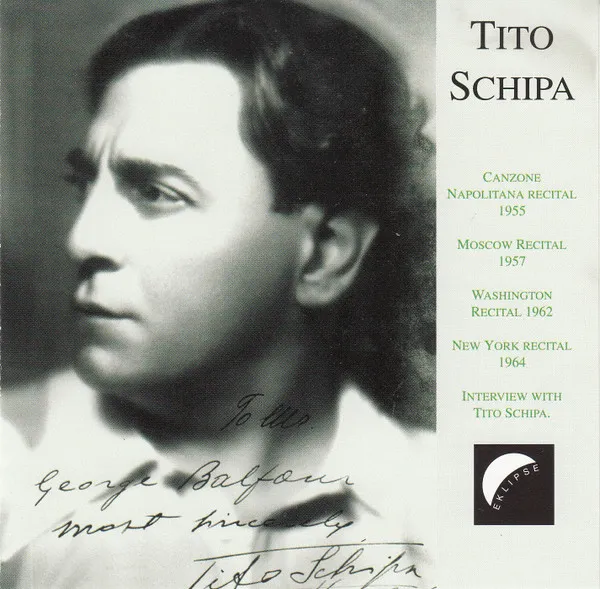 Tito Schipa In Recital 1955 - 1964