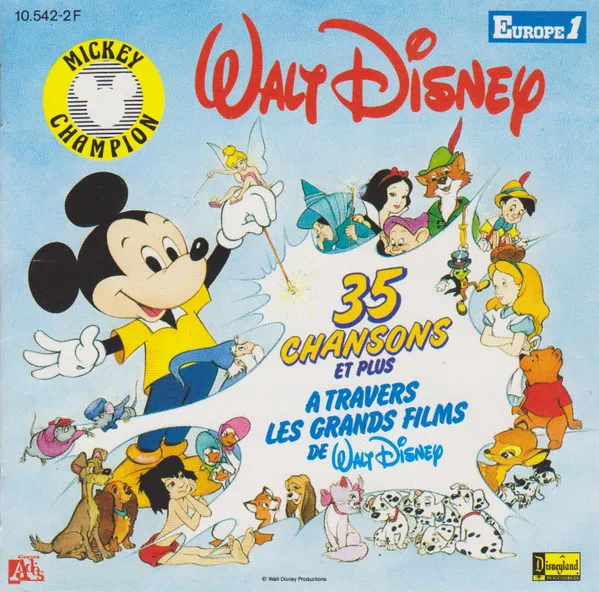 35 Chansons Et Plus A Travers Les Grands Films De Walt Disney