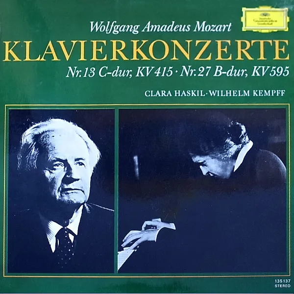 Klavierkonzerte Nr. 13 C-Dur, KV 415 · Nr. 27 B-Dur, KV 595