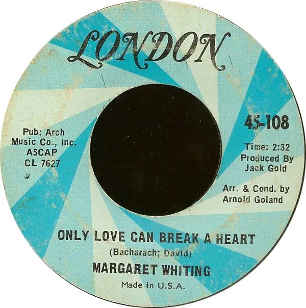 Only Love Can Break A Heart / Where Do I Stand
