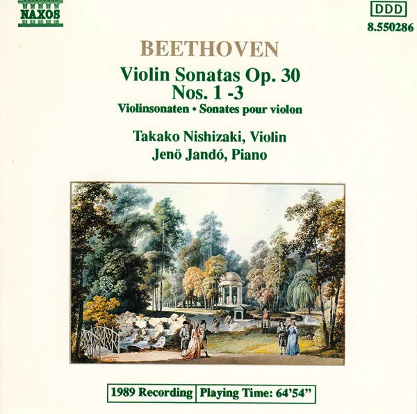 Violin Sonatas Op. 30 Nos. 1 -3