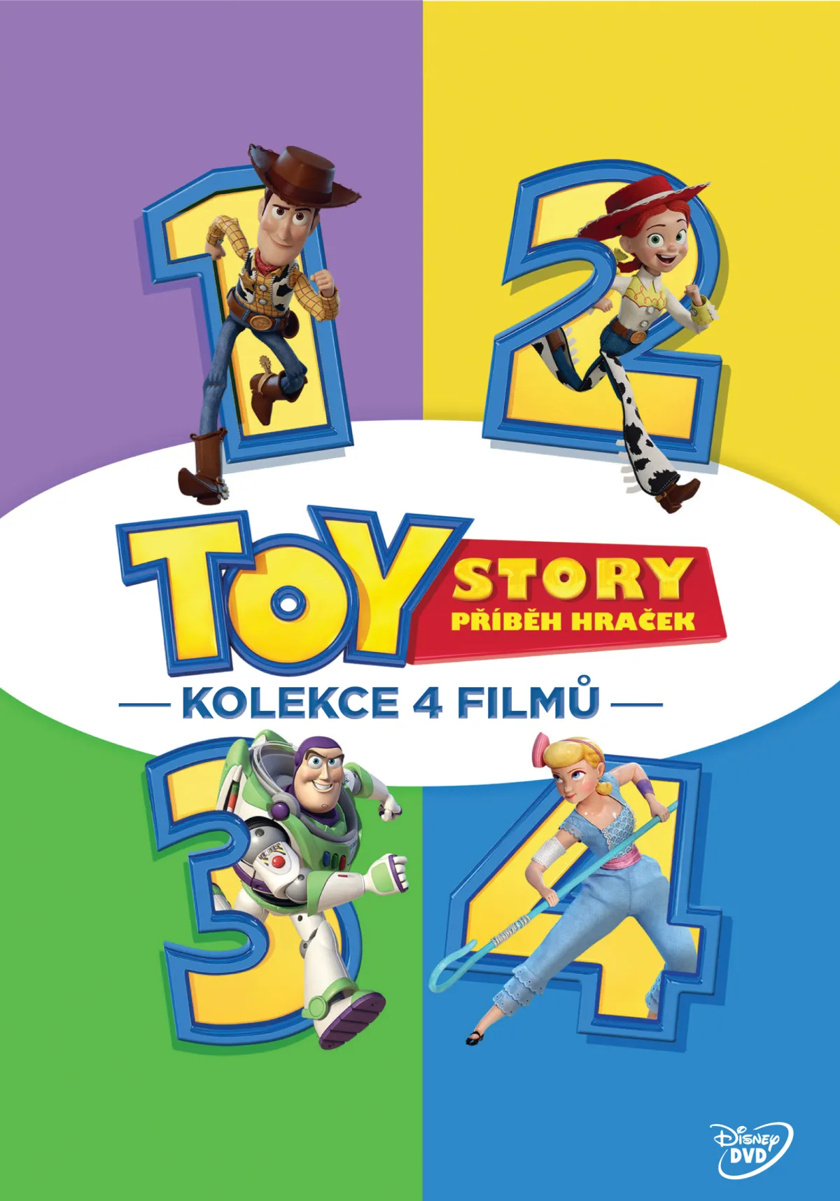 Toy Story: Příběh hraček kolekce 1.-4. 4DVD