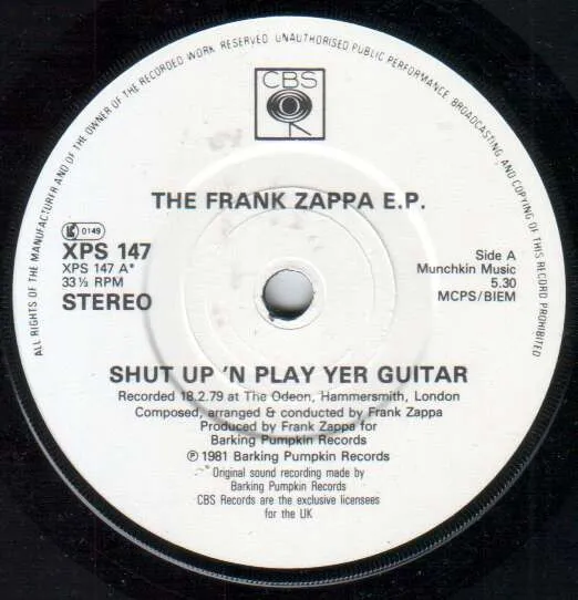 The Frank Zappa E.P.