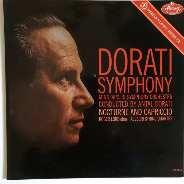 Dorati Symphony Minneapolis Symphony Orchestra Conducted By Antal Dorati  Nocturne And Capriccio Roger Lord Oboe Allegri String Quartet