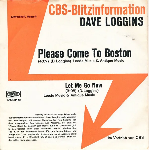 Please Come To Boston