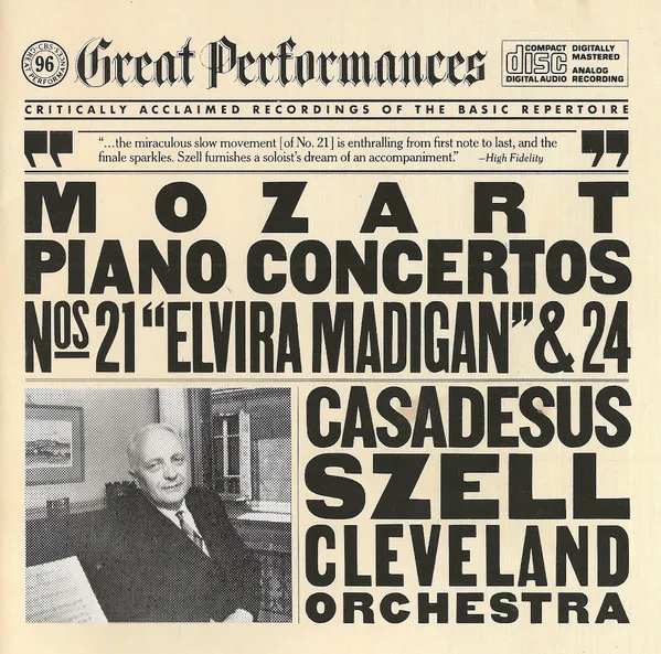 Piano Concertos Nos 21 "Elvira Madigan" & 24