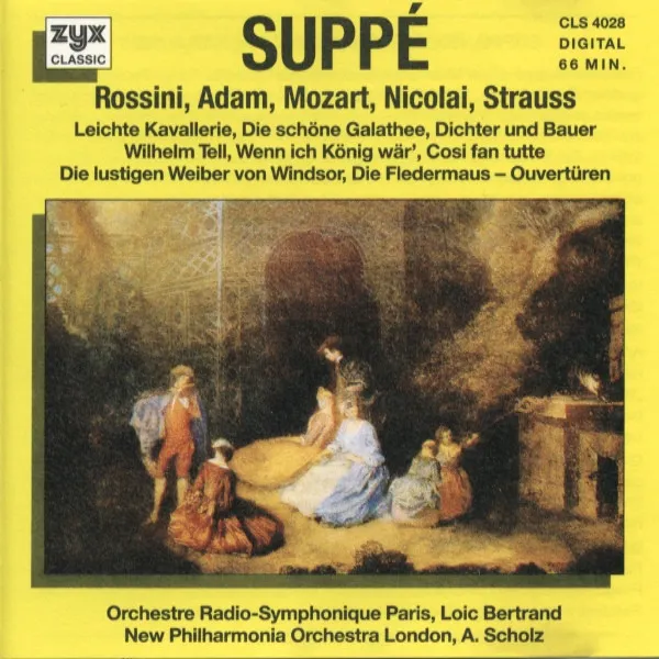 Suppé, Rossini, Adam, Mozart, Nicolai, Strauss