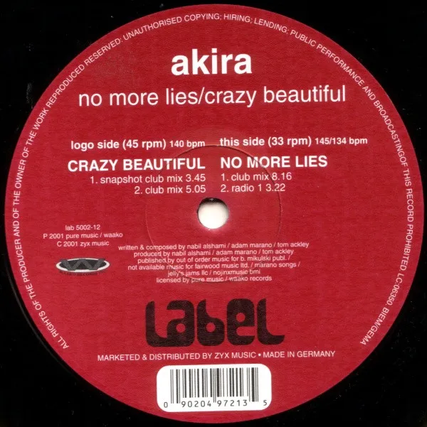 No More Lies / Crazy Beautiful
