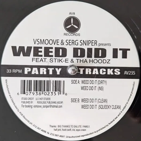 Weed Did It