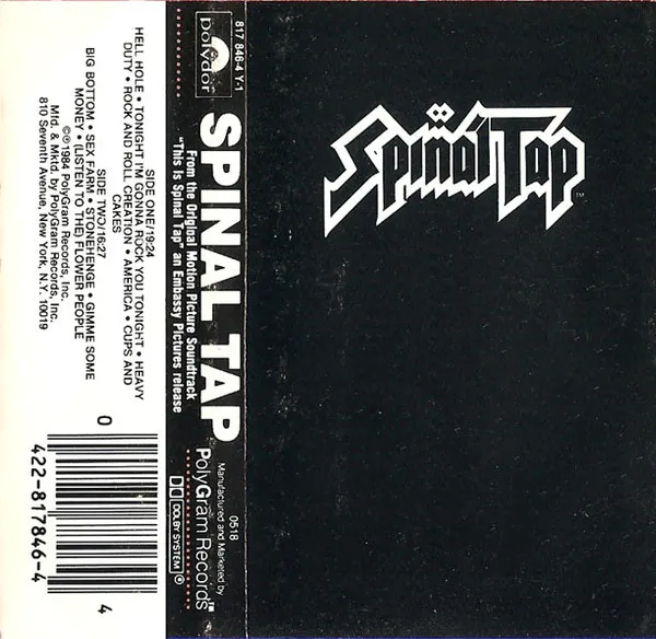 Spinal Tap (From The Original Motion Picture Soundtrack "This Is Spinal Tap" An Embassy Pictures Release)