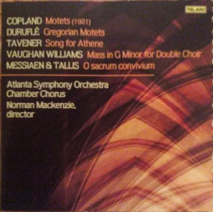 Motets (1921) / Gregorian Motets / Song For Athene / Mass In G Minor For Double Choir / O Sacrum Convivium