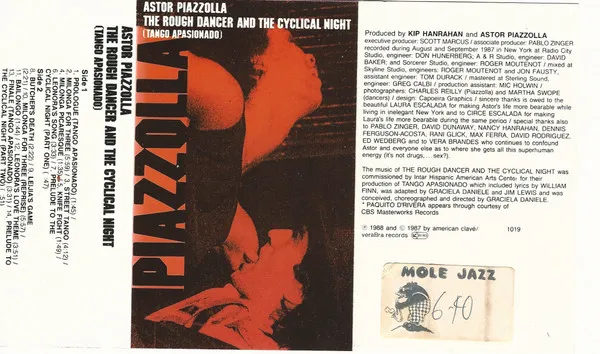 The Rough Dancer And The Cyclical Night (Tango Apasionado)