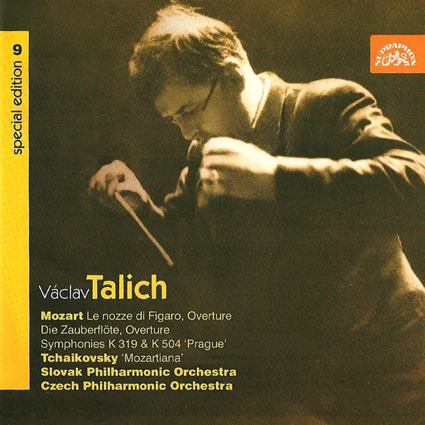 Talich Special Edition 9. Mozart: Předehry (Figarova svatba, Kouzelná flétna), Symfonie č. 33 a 38 - Čajkovskij: Suita č. 4