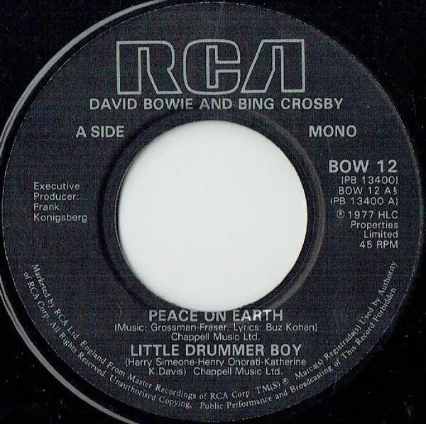 Peace On Earth / Little Drummer Boy