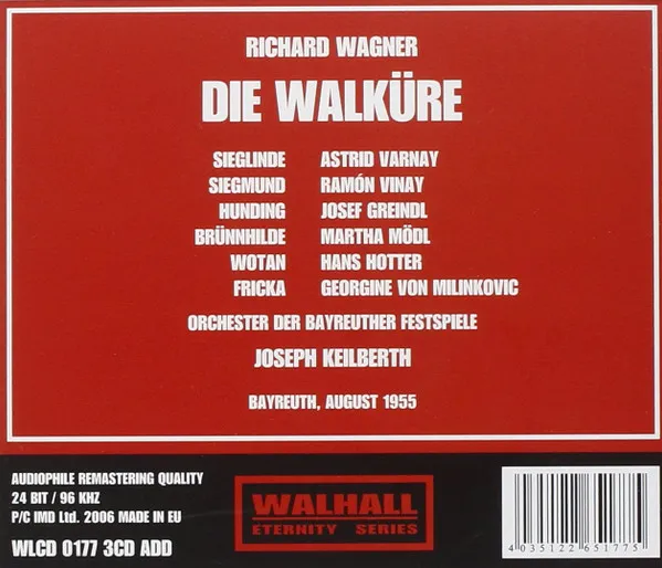 Die Walküre - Bayreuth 1955