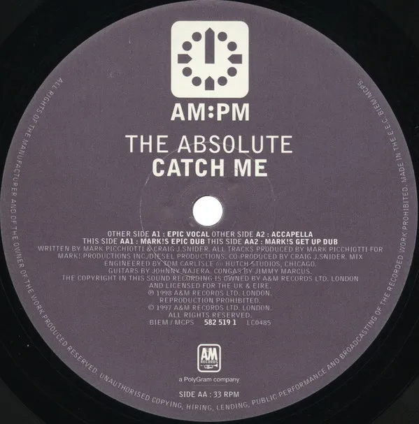 Catch Me (Mark Picchiotti Mixes)