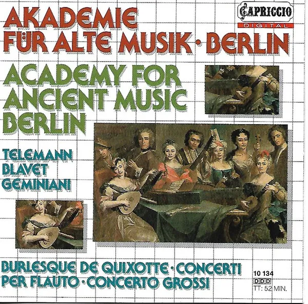Burlesque De Quixotte / Concerti Per Flauto / Concerto Grossi