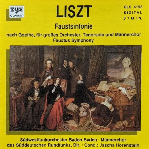 Faustsinfonie Nach Goethe Für Großes Orchester, Tenorsolo Und Männerchor Faustus Symphony