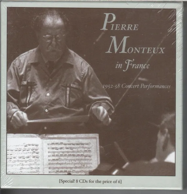 Pierre Monteux In France (1952-58 Concert Performances)