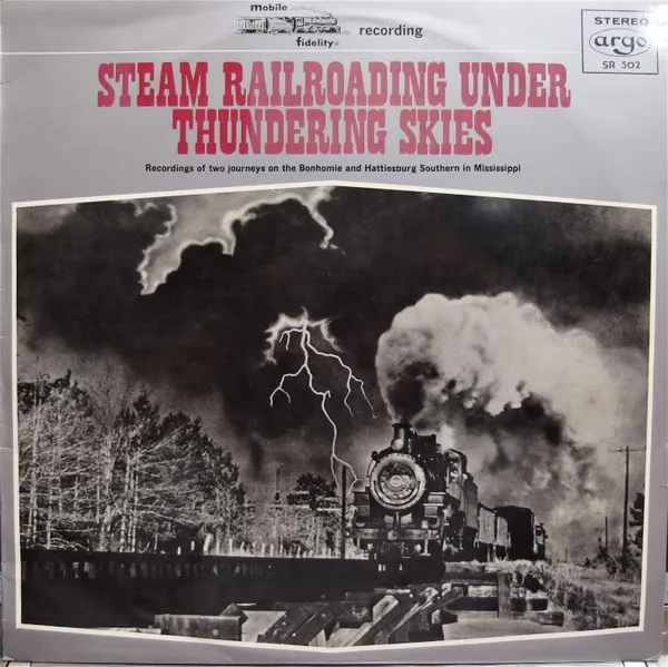 Steam Railroading Under Thundering Skies