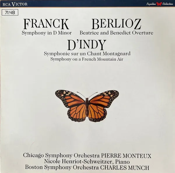 Symphony In D Minor / Beatrice And Benedict Overture / Symphonie Sur Un Chant Montagnard = Symphony On A French Mountain Air