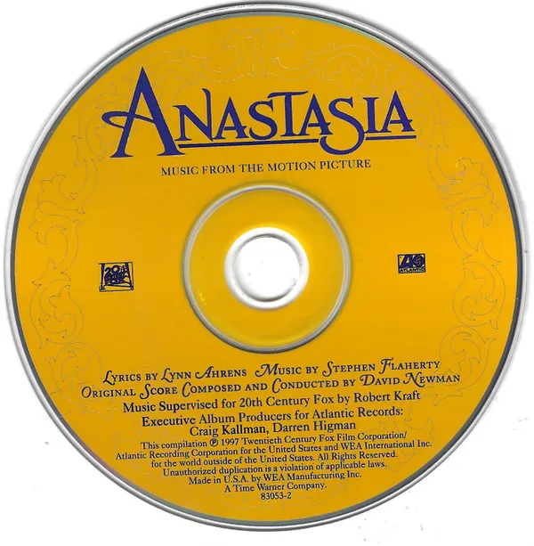Anastasia (Music From The Motion Picture)