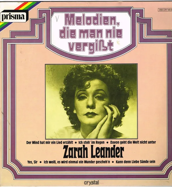 Zarah Leander - Melodien, Die Man Nie Vergisst