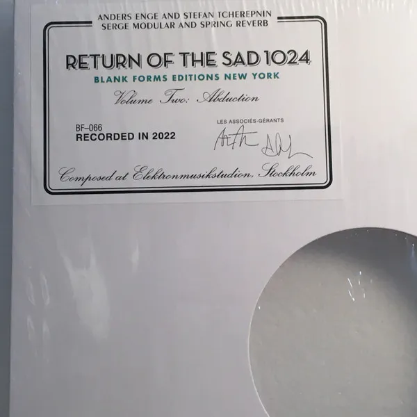 Return Of The SAD 1024, Volume Two: Abduction