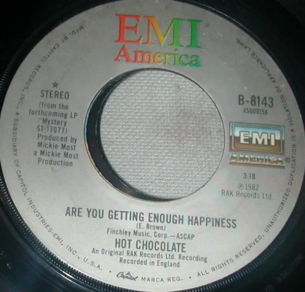 Are You Getting Enough Happiness / One Night's Not Enough
