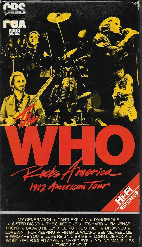 The Who Rocks America (1982 American Tour)